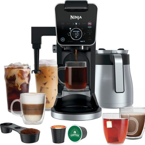 Today Only! Ninja DualBrew 12-Cup Specialty Coffee System with K-cup compatibility $159.99 Shipped Free (Reg. $249.99) – 4 brew styles, and Frother – Black/Silver