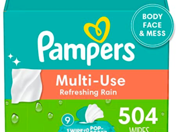 Pampers Baby Wipes (504 Count) only $12.37 shipped!