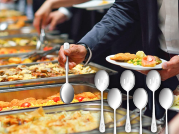 Today Only! 6-Piece Large Buffet Spoons $4.48 After Code (Reg. $13) – FAB Ratings! 75¢ each!