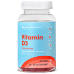 60-Count Amazon Elements Vitamin D3 Gummies as low as $5.09 Shipped Free (Reg. $14.29) – $0.09/gummy!