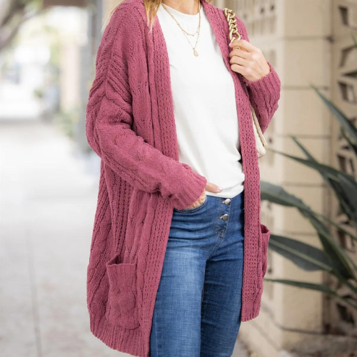 Chunky Cable Knit Oversized Open Front Cardigan $22.99 Shipped (Reg. $74.99) – Many different colors are available!