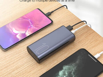 10000mAh Portable Charger, 18W PD High-Speed Charging $11.49 After Code (Reg. $23) – with USB-C Input/Output, Various Colors