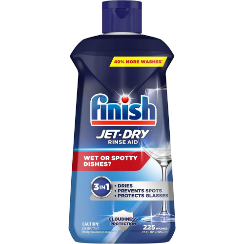 THREE Bottles of 225 Washes Finish Jet-Dry Rinse Aid Dish Drying Agent as low as $5.29 EACH Bottle (Reg. $10.14) + Free Shipping! 2¢/Wash + Buy 3, Save $10