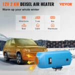 Bestauto 12V 2KW Diesel Air Heater $77.50 After Code (Reg. $155) + Free Shipping! – 5L Tank with Blue LCD Switch & Remote Control