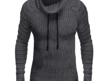 You’ll be toasty and fashionable in this Gray Knitted Turtleneck Sweater just $9.99 (Reg. $32.99) – FAB Gift Idea!