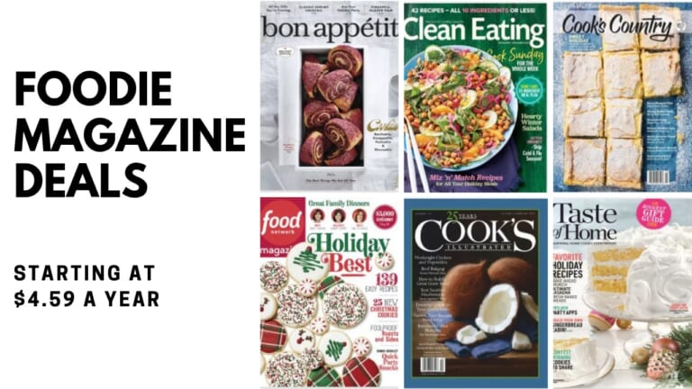 Top Cooking Magazines Up to 80% off