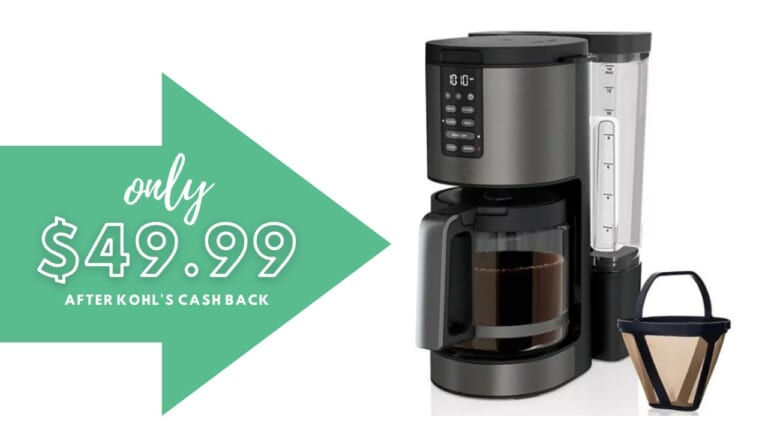 Ninja Programmable XL 14-Cup Coffee Maker $50 After Kohl’s Cash Back