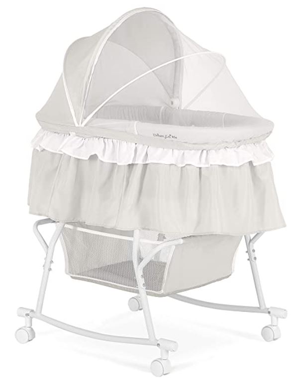 white bassinet