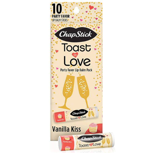 10-Count Chapstick Toast to Love Vanilla Kiss Lip Balm Pack as low as $7.49 After Coupon (Reg. $16) + Free Shipping! 75¢/Stick!