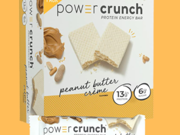 12-Count Power Crunch Whey Protein Bars, Peanut Butter Crème as low as $11.89 After Coupon (Reg. $18) + Free Shipping – 99¢ each 1.4 oz bar!