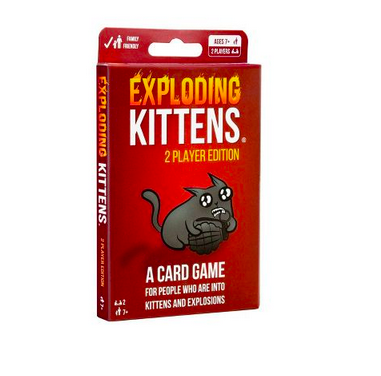 Exploding Kittens Game 2 Player Edition only $4.99!