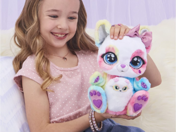 Peek-A-Roo Interactive Rainbow Panda Plush & Baby $24.99 (Reg. $70) – Includes Accessories + Has 150+ Sounds & Action!