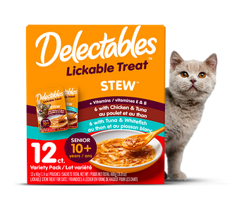 Free Delectables Licking Cat Treats!