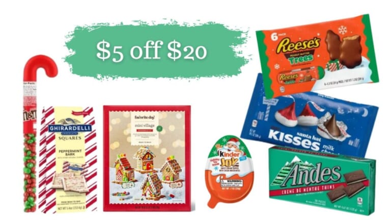 $5 off $20 Purchase of Candy or Snacks at Target