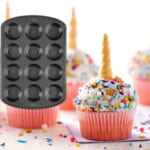 12-Cup Wilton Perfect Results Premium Non-Stick Bakeware Muffin Pan & Cupcake Pan (Steel) $8.48 (Reg. $21)