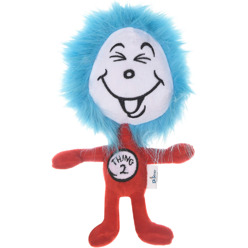 9-Inch Dr. Seuss The Cat in The Hat Thing 2 Big Head Plush Dog Toy $2.70 (Reg. $7.06) – FAB Ratings!