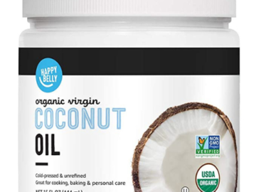 Happy Belly Organic Virgin Coconut Oil, 15oz as low as $5.87 Shipped Free (Reg. $8.68) – 4.3K+ FAB Ratings!