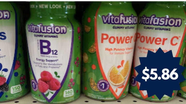 $5.86 Vitafusion Gummy Vitamins (reg. $14.49)