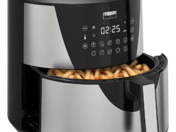 8-Quart Bella Pro Series Stainless Steel Digital Air Fryer $44.99 Shipped Free (Reg. $130)