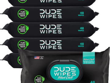 288-Count Mint Chill Flushable Wet Wipes as low as $8.87 (Reg. $47.68) + Free Shipping! 52K+ FAB Ratings! $1.48/48-Count Pack or 3¢/Wipe!