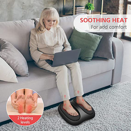 Shiatsu Foot Massager Machine with Vibration and Heat $53.54 After Coupon (Reg. $90) + Free Shipping! Lightning Deal!