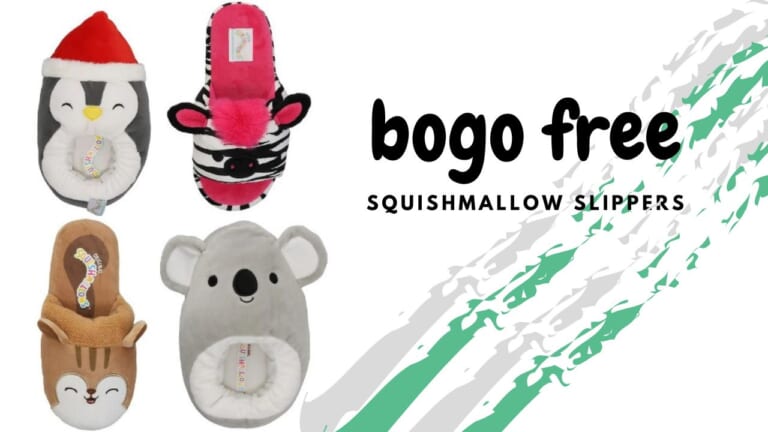 B1G1 Free Squishmallow Slippers at Walgreens