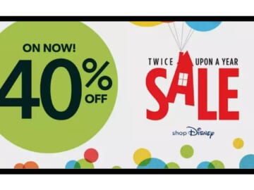 Save 40% at Disney’s Twice Upon a Year Sale