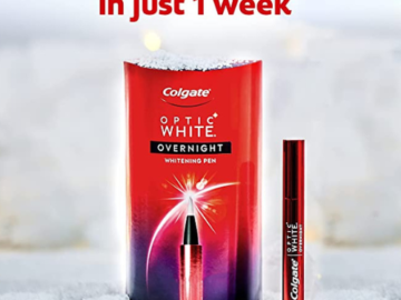 Colgate Optic White Overnight Teeth Whitening Pen as low as $9.99 After Coupon (Reg. $25) + Free Shipping – 29¢/Treatment – 35 Nightly Treatments!