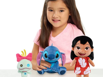 Disney’s Lilo & Stitch Plush 3-Piece Set $24.50 (Reg. $33) – Includes Stitch, Lilo, and Scrump