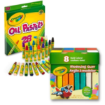 8 Count Crayola Modeling Clay in Bold Colors, 2lbs + 28 Assorted Colors Oil Pastels $15.58 (Reg. $18) – Safe and nontoxic, ideal for children!