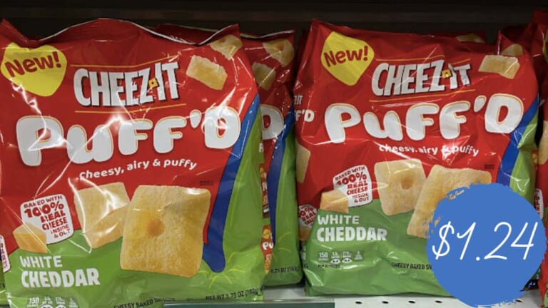 Use Stacking Deals to Get Cheez-It Puff’d Snacks for $1.24