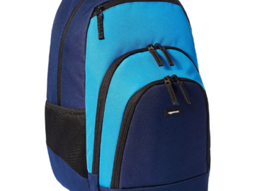 AmazonBasics Campus Backpack, Blue $9.86 (Reg. $23.85) – It has many pockets!