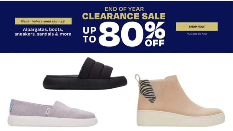 TOMS Surprise Sale | Starting at $9.97!