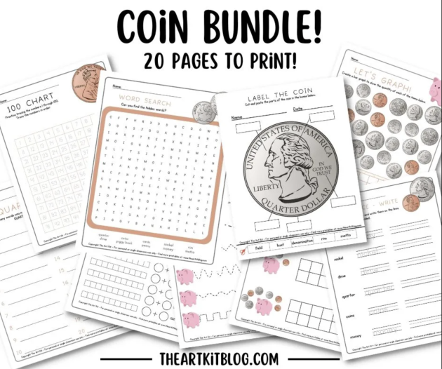 Free Coin Printable Pack