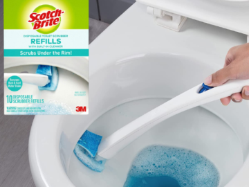 10-Count Scotch-Brite Disposable Toilet Scrubber Refills as low as $3.29 After Coupon (Reg. $10.84) + Free Shipping! 33¢ Each!