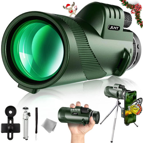 High Power Monocular for Adults with Night Vision $40 Shipped Free (Reg. $190) with Phone Adapter, Tripod, & Hand Strap