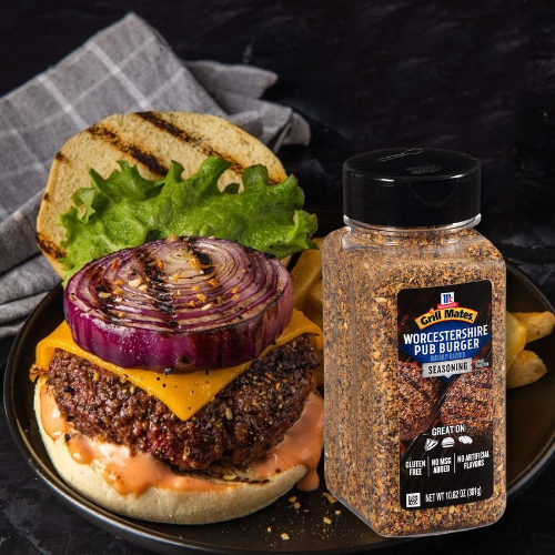 McCormick Grill Mates Worcestershire Pub Burger Seasoning as low as $4.03 EACH (Reg. $20) + Free Shipping + Buy 4, Save 5% – Gluten free, No artificial flavors and no MSG added!