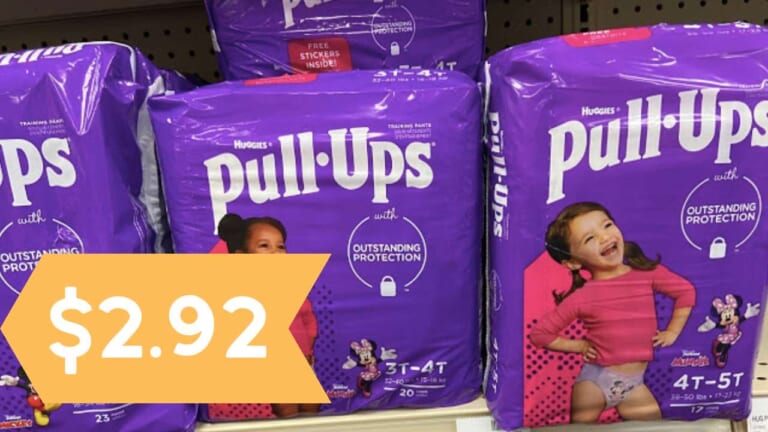 Use Triple-Stacking Deals to Get $2.92 Huggies Pull-Ups!