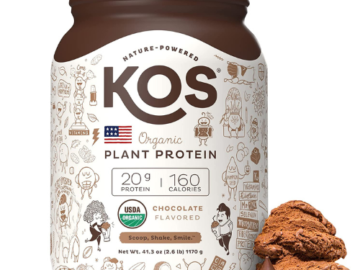 Today Only! KOS Vegan Protein Powder, Chocolate USDA Organic $37.49 Shipped Free (Reg. $59.99) – FAB Ratings!