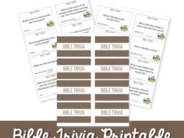 Free Printable Bible Trivia Questions