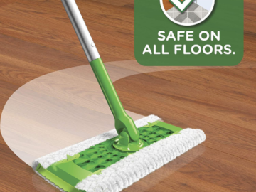 24-Count Swiffer Sweeper Wet Mopping Cloths, Open-Window Fresh $6.92 After Coupon (Reg. $12.99) – 29¢/wet cloth!