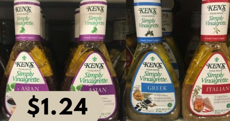 $1.24 Ken’s Simply Vinagrette Dressing | Kroger Mega Deal