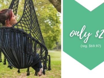 Macrame Hammock Chair $25 (Reg. $70)