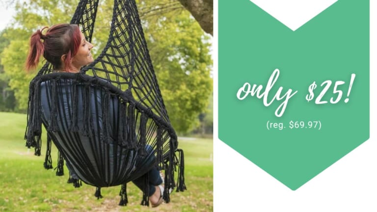 Macrame Hammock Chair $25 (Reg. $70)