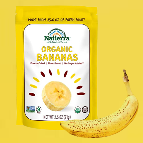 FOUR Natierra Nature’s Organic Freeze-Dried Bananas, 2.5 oz as low as $6.48 EACH Shipped Free (Reg. $8.42) + Buy 4, Save 5% – Gluten Free & Vegan