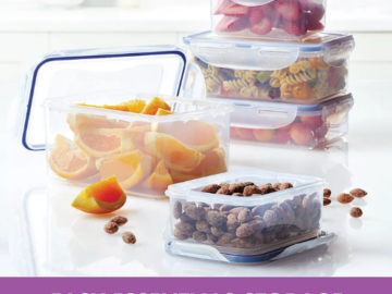 10-Piece Lock n Lock Easy Essentials Rectangular Food Storage Set $11.99 (Reg. $43)