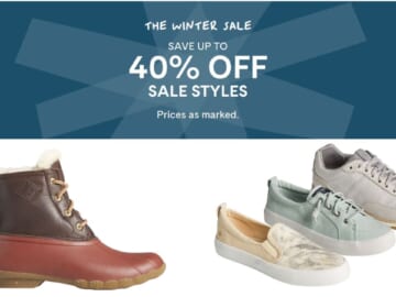 Sperry Sale Styles Up to 40% Off