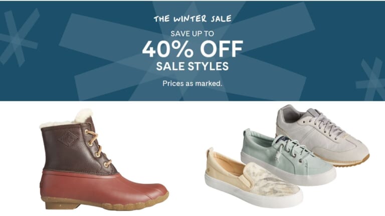 Sperry Sale Styles Up to 40% Off