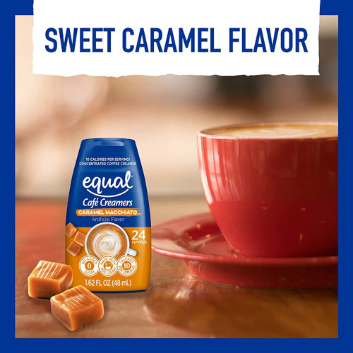 6-Pack EQUAL Café Coffee Creamers Caramel Macchiato $31.73 After Coupon (Reg. $34.73) – $0.22/Serving + Free Shipping – Low-Calorie Coffee Creamer