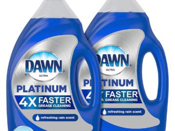 2-Pack Dawn Platinum Refreshing Rain Scent Liquid Dish Soap as low as $10.74 After Coupon (Reg. $20) + Free Shipping! $2.68/ 54.9 Fl Oz Bottle